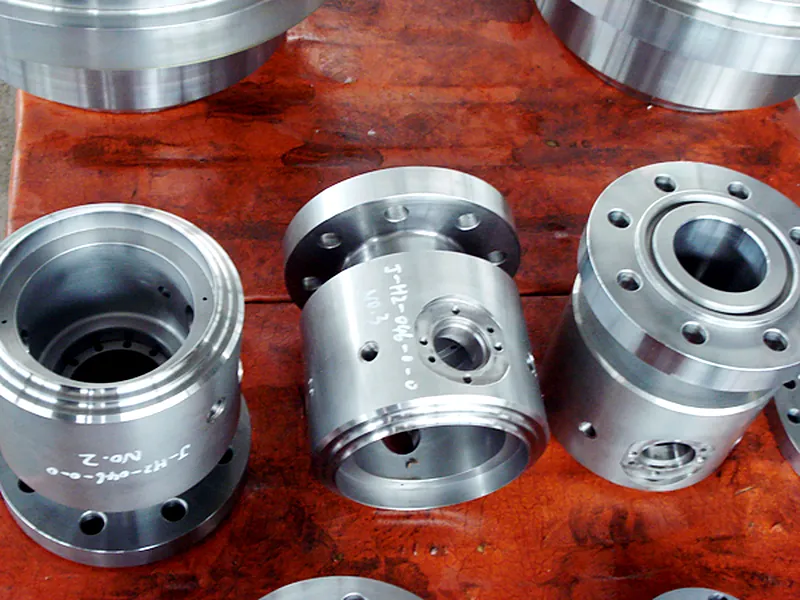 CNC machined stainless steel valve bodies
