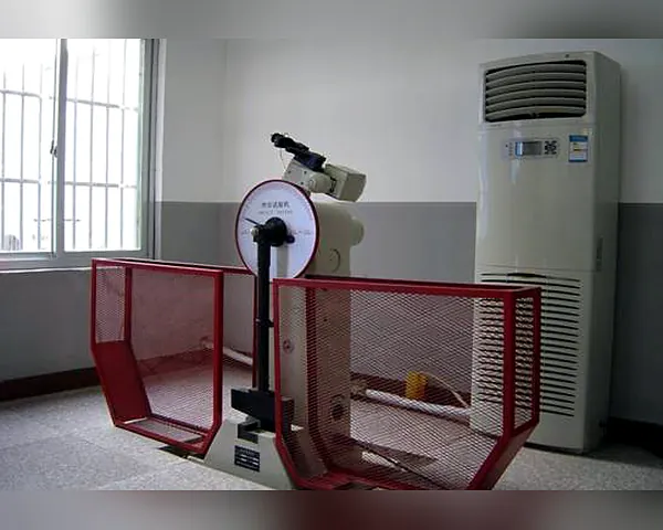 JB-300B Impact Tester — Charpy impact testing at temperatures down to −60 °C at Jiangnan Metal quality lab
