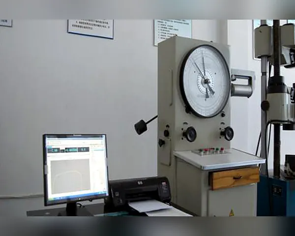 WB-300 Universal Testing Machine — Hydraulic tensile tester for tensile strength, yield strength and elongation at Jiangnan Metal quality lab