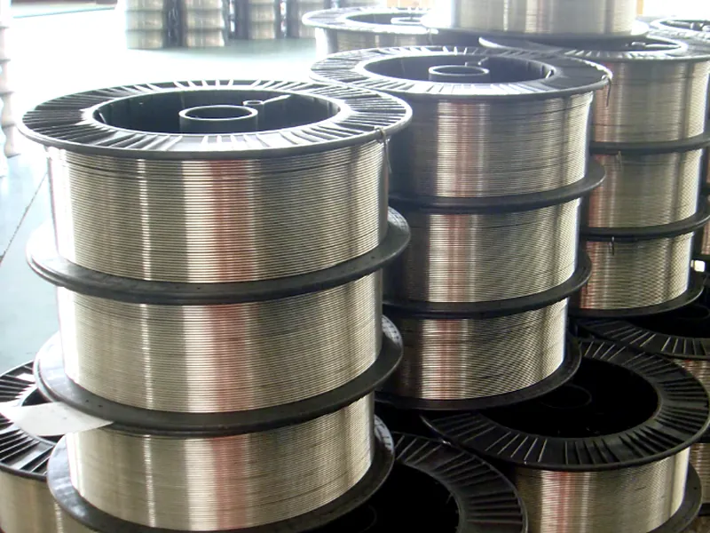 Stainless steel welding wire on spools